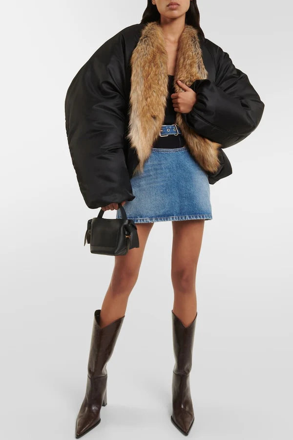 Selena Fur-lined Puffer Jacket