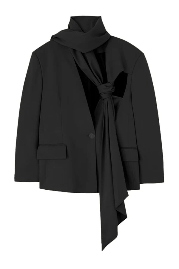 Lana Cutout Asymmetric Blazer